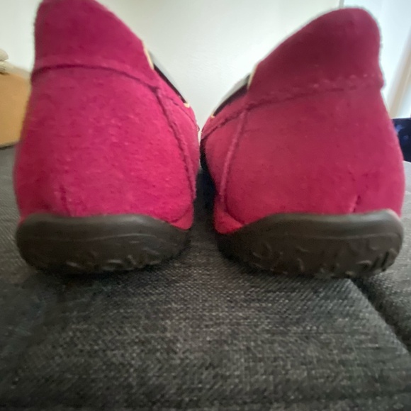 Vionic Orthaheel Uptown Fuchsia Suede Leather Casual Preppy Loafer- Sz-6 - Picture 11 of 16